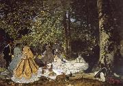 Claude Monet sketch for De picnic Shut down oil painting picture wholesale